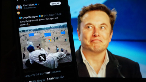 Elon Musk "cười chảy nước mắt" với sự cố màn hình xanh chết chóc của Microsoft