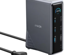 Trạm sạc Anker Prime có 14 cổng cắm, đáp ứng đầy đủ nhu cầu từ sạc điện thoại đến xuất hình ảnh qua HDMI