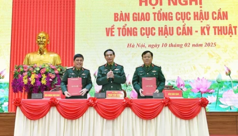 Bộ Quốc phòng bàn giao Tổng cục Hậu cần về Tổng cục Hậu cần - Kỹ thuật