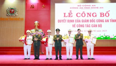 Nghệ An: Phó công an huyện tình nguyện nhận công tác Trưởng, Phó Công an xã