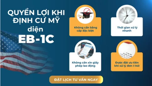 Định cư Mỹ EB-1C: Cơ hội nhận thẻ xanh Mỹ vĩnh viễn cho cả gia đình