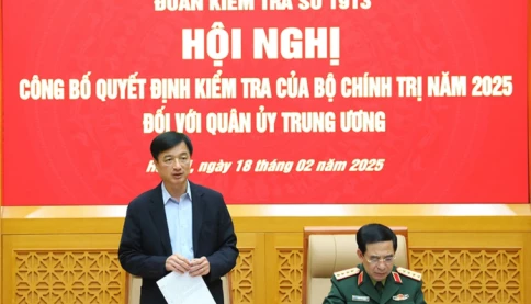 Bộ Chính trị ra quyết định kiểm tra Quân ủy Trung ương