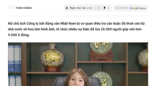 Nữ chủ tịch Công ty BĐS thuê cán bộ về hưu làm hình ảnh, tổ chức sự kiện lừa 9.000 tỉ đồng của 26.000 người góp vốn