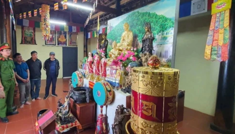 Lừa gần 100 tỷ đồng với chiêu trò mê tín dị đoan, dẫn dụ người dân tu tập