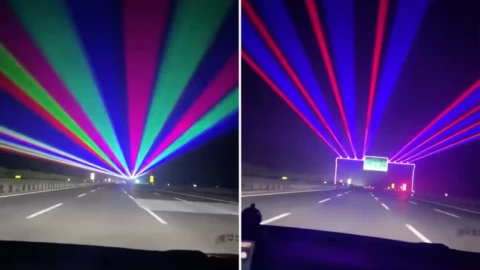 Bạn nghĩ sao về ý tưởng chiếu đèn laser trên cao tốc để chống ngủ gật?
