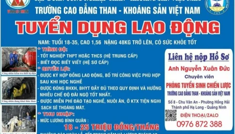 Cơ hội việc làm ổn định Tập đoàn TKV_ Trường CĐ Than Khoáng Sản Việt Nam Tuyển sinh năm 2025