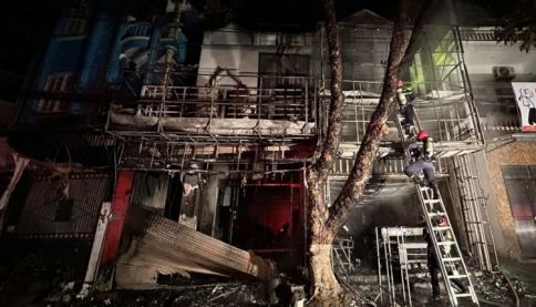 Cháy lớn lúc rạng sáng ở TP Sơn La, nghi vấn chủ nhà phóng hỏa