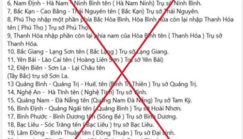 Làm sao trước quá nhiều tin đồn thất thiệt về việc sáp nhập các tỉnh thành?