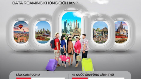Viettel vừa tung thêm 4 gói cước data Roaming không giới hạn tới 48 quốc gia