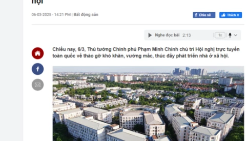 Thủ tướng chủ trì Hội nghị toàn quốc tháo gỡ khó khăn, vướng mắc, thúc đẩy phát triển nhà ở xã hội