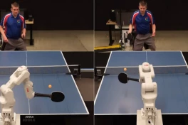 Robot AI có thể phản xạ đánh bóng nhanh như con người dù mới chỉ trình độ nghiệp dư