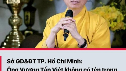 Thế tóm lại ông Vương Tấn Việt, tiến sĩ Luật, đã có bằng cấp 3 chưa vậy?