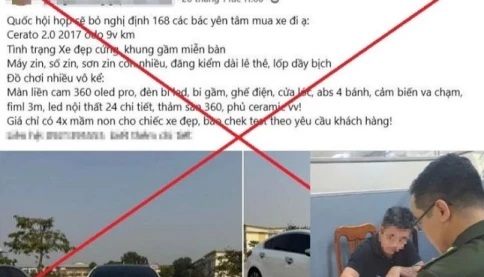 Phạt người bịa thông tin về Nghị định 168 lên Facebook để tăng doanh số bán ô tô