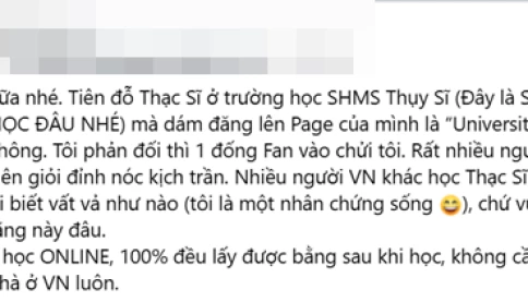 Thùy Tiên có nói dối? Thông tin tấm bằng thạc sĩ ‘có giá trị phông bạt’ của Thùy Tiên ở trường đại học Thụy Sỹ