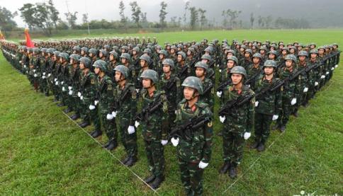 50 năm thống nhất đất nước: Quân đội quyết tâm luyện tập diễu binh 'đều nhất, tốt nhất, đẹp nhất'