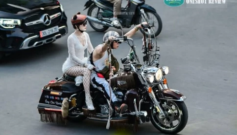 Xe đẹp, người đẹp cứ gọi là nổi bật giữa phố!