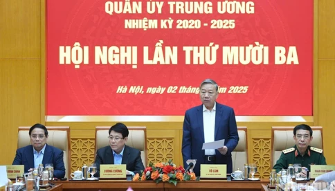 Quân ủy Trung ương xem xét, cho ý kiến vào Đề án về tổ chức quân sự địa phương “tinh, gọn, mạnh”
