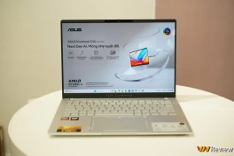 Cận cảnh ASUS Vivobook S 14 (M5406): laptop AI chạy chip AMD Ryzen AI 9 HX 370, NPU tới 50 TOPs, "chiến" được cả Black Myth: Wukong