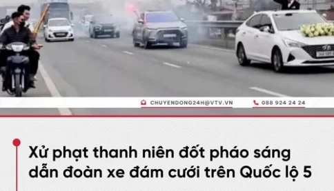 Mấy cả ý nghĩa ngày vui chỉ vì bị phạt vì đốt pháo sáng: