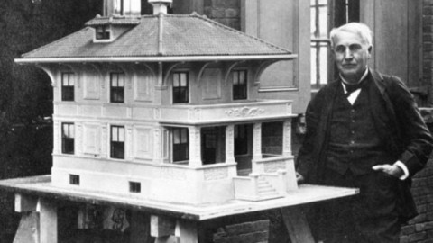 Thomas Edison từng muốn xây hàng loạt nhà giá rẻ chỉ bằng 1 lần đổ bê tông, kết quả cuối cùng ra sao?