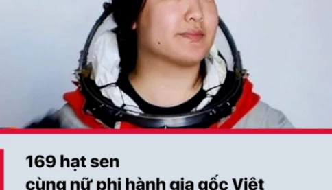 169 hạt sen giống của Việt Nam cùng nữ phi hành gia người Mỹ gốc Việt Amanda Nguyễn ra ngoài Trái Đất
