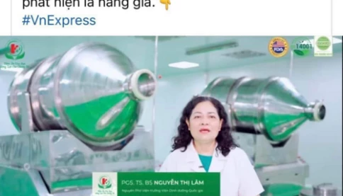 Tiến sĩ dinh dưỡng, nguyên PGĐ Viện Dinh dường quảng cáo sữa giả