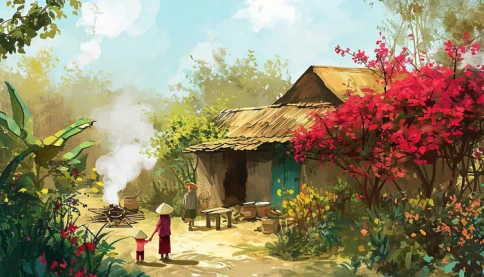 Đến với bài thơ hay: Nhật Tiến quê em