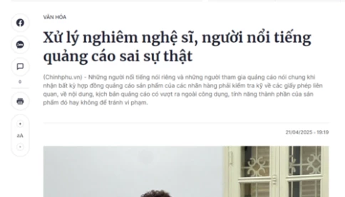 Bộ Công an sẽ 'mạnh tay' ra sao với người nổi tiếng quảng cáo sai sự thật?