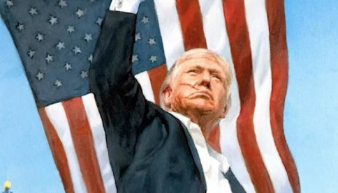 Công bố bức chân dung Donald Trump Tổng thống Putin tặng Tổng thống Hoa Kỳ