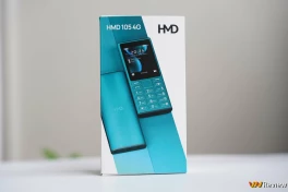 Cận cảnh HMD 105 4G: điện thoại “cục gạch” 4G đầu tiên của HMD tại Việt Nam, có cả app YouTube, Facebook, giá chỉ 650 nghìn đồng