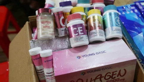 Phát hiện 200 nghìn loại vitamin, colagen... từ Trung Quốc tuồn vào Bắc Ninh