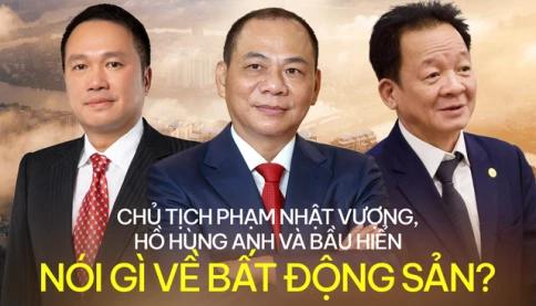 3 tỷ phú Việt Phạm Nhật Vượng, Hồ Hùng Anh và Đỗ Quang Hiển nói gì về bất động sản năm nay?