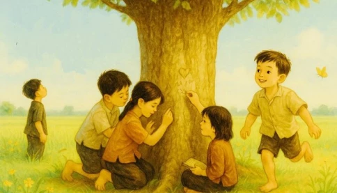 Đến với bài thơ hay của Trà Bình: Viết tuổi thơ lên cây