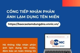 Việt Nam đã có Cổng tiếp nhận phản ánh lạm dụng tên miền và đây là cách sử dụng