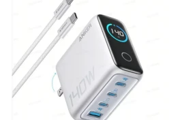 Anker sắp ra mắt bộ sạc gắn tường Zolo có màn hình, công suất 140W