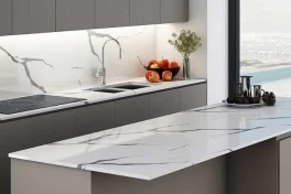 Kinh nghiệm chọn đá mặt bếp: Thạch anh hay đá granit?