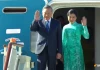 Video Tổng bí thư Tô Lâm và phu nhân vừa xuống sân bay Moscow
