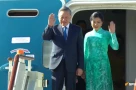 Video Tổng bí thư Tô Lâm và phu nhân vừa xuống sân bay Moscow