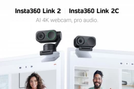 Insta360 Link 2: Webcam AI thế hệ mới, khử ồn bằng AI, quay 4K@30fps