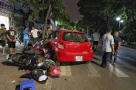 Đình chỉ trưởng công an xã Tam Hiệp vụ ô tô đâm liên hoàn 6 xe máy
