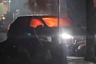 Ô tô tông xe máy ở Hà Nội, ít phút sau lửa bùng lên bất thường trong khoang lái