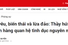 Thầy bùa đòi *** để níu kéo tình yêu: U mê kiểu mới trong xã hội trí thức