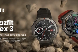 Ra mắt Amazfit T-Rex 3: Đồng hồ thể thao chuyên dùng cho các hoạt động ngoài trời