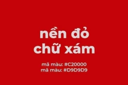 Cách phối màu nền với màu chữ nhiều người cần dùng