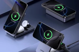 Đế sạc Ugreen có thể sạc 3 thiết bị Apple đồng thời