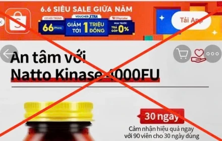 Bộ Y tế yêu cầu sàn thương mại điện tử Shopee, Lazada ngưng bán các thực phẩm chức năng không có công bố sản phẩm