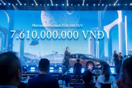 Mercedes-Benz mở bán xe SUV Maybach thuần điện đầu tiên ở Việt Nam