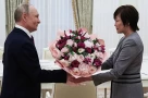 Phu nhân cố Thủ tướng Nhật Abe không kìm được nước mắt khi gặp Tổng thống Putin tại Kremlin