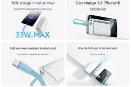 Cuktech ra mắt pin dự phòng công suất 33W siêu nhỏ gọn