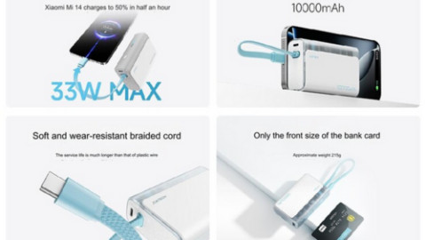 Cuktech ra mắt pin dự phòng công suất 33W siêu nhỏ gọn